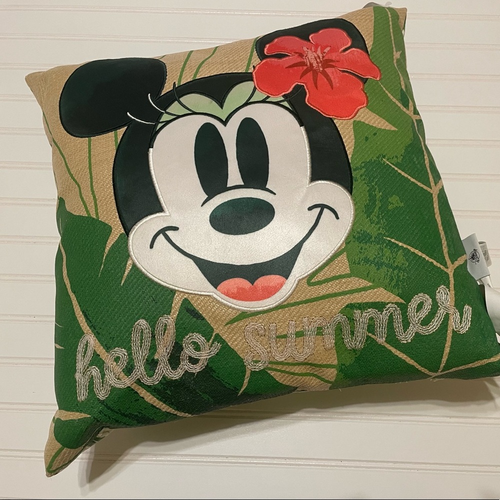 Disney Parks Set of 2 Summer Throw Pillows